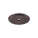 Top Knobs [M1442] Solid Bronze Cabinet Knob Backplate - Aspen Series - Medium Bronze Finish - 1 3/4" L