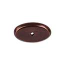 Top Knobs [M1443] Solid Bronze Cabinet Knob Backplate - Aspen Series - Mahogany Bronze Finish - 1 3/4" L