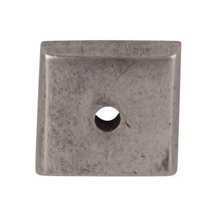 Top Knobs [M1445] Solid Bronze Cabinet Knob Backplate - Aspen Series - Silicon Bronze Light Finish - 7/8&quot; Sq.