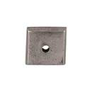 Top Knobs [M1445] Solid Bronze Cabinet Knob Backplate - Aspen Series - Silicon Bronze Light Finish - 7/8&quot; Sq.