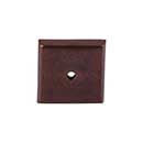 Top Knobs [M1453] Solid Bronze Cabinet Knob Backplate - Aspen Series - Mahogany Bronze Finish - 1 1/4&quot; Sq.