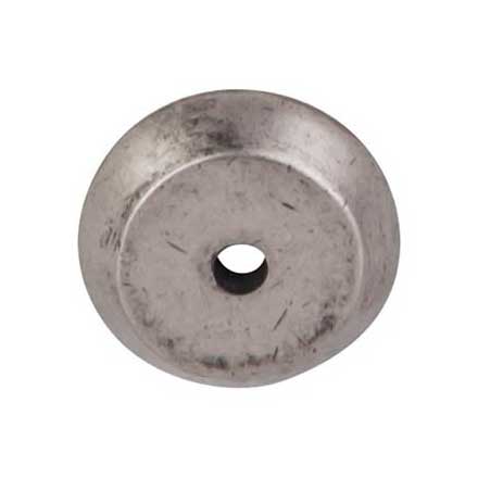 Top Knobs [M1455] Solid Bronze Cabinet Knob Backplate - Aspen Series - Silicon Bronze Light Finish - 7/8" Dia.