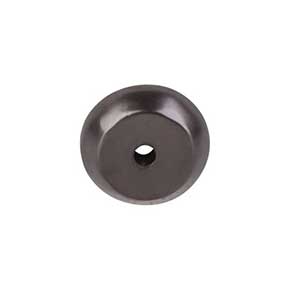 Top Knobs [M1457] Solid Bronze Cabinet Knob Backplate - Aspen Series - Medium Bronze Finish - 7/8" Dia.