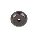 Top Knobs [M1457] Solid Bronze Cabinet Knob Backplate - Aspen Series - Medium Bronze Finish - 7/8" Dia.