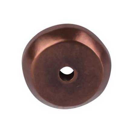 Top Knobs [M1458] Solid Bronze Cabinet Knob Backplate - Aspen Series - Mahogany Bronze Finish - 7/8&quot; Dia.