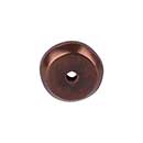Top Knobs [M1458] Solid Bronze Cabinet Knob Backplate - Aspen Series - Mahogany Bronze Finish - 7/8" Dia.