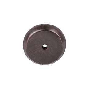 Top Knobs [M1462] Solid Bronze Cabinet Knob Backplate - Aspen Series - Medium Bronze Finish -1 1/4" Dia.