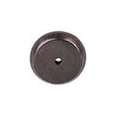 Top Knobs [M1462] Solid Bronze Cabinet Knob Backplate - Aspen Series - Medium Bronze Finish -1 1/4&quot; Dia.