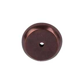 Top Knobs [M1463] Solid Bronze Cabinet Knob Backplate - Aspen Series - Mahogany Bronze Finish -1 1/4" Dia.