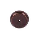 Top Knobs [M1463] Solid Bronze Cabinet Knob Backplate - Aspen Series - Mahogany Bronze Finish -1 1/4" Dia.