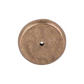 Top Knobs [M1466] Solid Bronze Cabinet Knob Backplate - Aspen Series - Light Bronze Finish -1 3/4" Dia.