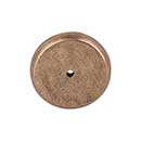 Top Knobs [M1466] Solid Bronze Cabinet Knob Backplate - Aspen Series - Light Bronze Finish -1 3/4" Dia.