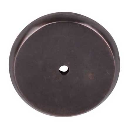Top Knobs [M1467] Solid Bronze Cabinet Knob Backplate - Aspen Series - Medium Bronze Finish -1 3/4&quot; Dia.