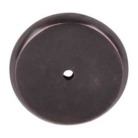 Top Knobs [M1467] Solid Bronze Cabinet Knob Backplate - Aspen Series - Medium Bronze Finish -1 3/4" Dia.