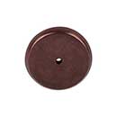 Top Knobs [M1468] Solid Bronze Cabinet Knob Backplate - Aspen Series - Mahogany Bronze Finish -1 3/4" Dia.