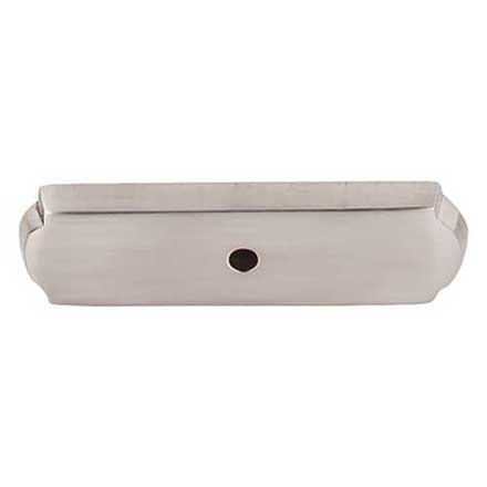 Top Knobs [M2008] Solid Bronze Cabinet Knob Backplate - Aspen II Series - Brushed Satin Nickel Finish - 2 1/2" L