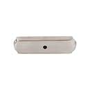 Top Knobs [M2008] Solid Bronze Cabinet Knob Backplate - Aspen II Series - Brushed Satin Nickel Finish - 2 1/2&quot; L