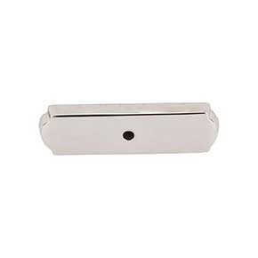 Top Knobs [M2010] Solid Bronze Cabinet Knob Backplate - Aspen II Series - Polished Nickel Finish - 2 1/2" L
