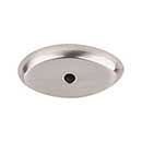 Top Knobs [M2011] Solid Bronze Cabinet Knob Backplate - Aspen II Series - Brushed Satin Nickel Finish - 1 1/2&quot; L