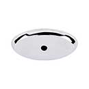 Top Knobs [M2015] Solid Bronze Cabinet Knob Backplate - Aspen II Series - Polished Chrome Finish - 1 3/4&quot; L