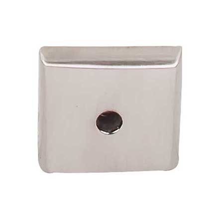 Top Knobs [M2017] Solid Bronze Cabinet Knob Backplate - Aspen II Series - Brushed Satin Nickel Finish - 7/8&quot; Sq.