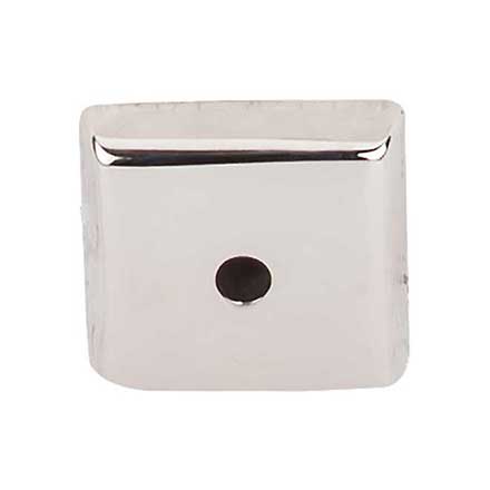 Top Knobs [M2019] Solid Bronze Cabinet Knob Backplate - Aspen II Series - Polished Nickel Finish - 7/8&quot; Sq.