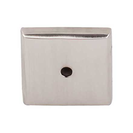 Top Knobs [M2020] Solid Bronze Cabinet Knob Backplate - Aspen II Series - Brushed Satin Nickel Finish - 1 1/4&quot; Sq.