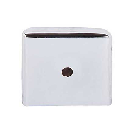 Top Knobs [M2021] Solid Bronze Cabinet Knob Backplate - Aspen II Series - Polished Chrome Finish - 1 1/4" Sq.