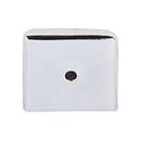 Top Knobs [M2021] Solid Bronze Cabinet Knob Backplate - Aspen II Series - Polished Chrome Finish - 1 1/4" Sq.