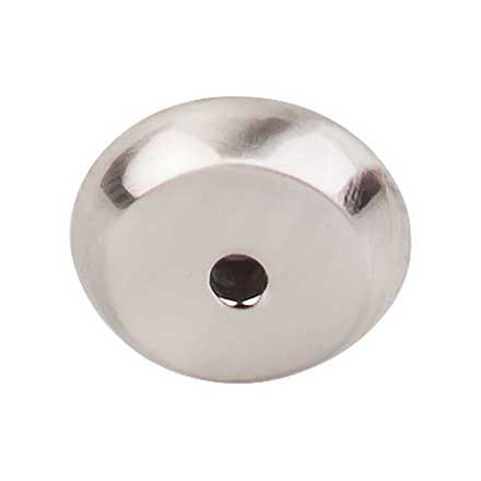 Top Knobs [M2023] Solid Bronze Cabinet Knob Backplate - Aspen II Series - Brushed Satin Nickel Finish - 7/8" Dia.