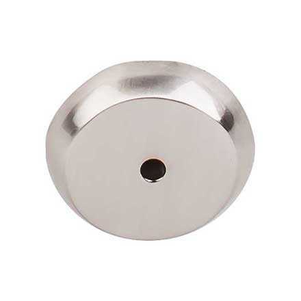 Top Knobs [M2026] Solid Bronze Cabinet Knob Backplate - Aspen II Series - Brushed Satin Nickel Finish -1 1/4&quot; Dia.
