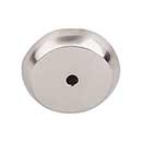 Top Knobs [M2026] Solid Bronze Cabinet Knob Backplate - Aspen II Series - Brushed Satin Nickel Finish -1 1/4" Dia.