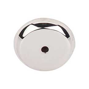 Top Knobs [M2028] Solid Bronze Cabinet Knob Backplate - Aspen II Series - Polished Nickel Finish -1 1/4" Dia.