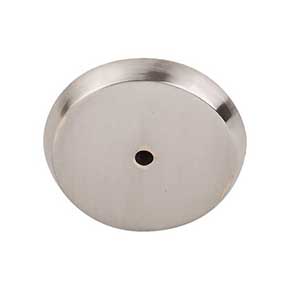 Top Knobs [M2029] Solid Bronze Cabinet Knob Backplate - Aspen II Series - Brushed Satin Nickel Finish -1 3/4" Dia.