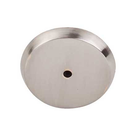 Top Knobs [M2029] Solid Bronze Cabinet Knob Backplate - Aspen II Series - Brushed Satin Nickel Finish -1 3/4" Dia.