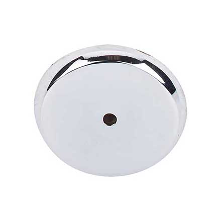 Top Knobs [M2030] Solid Bronze Cabinet Knob Backplate - Aspen II Series - Polished Chrome Finish -1 3/4&quot; Dia.