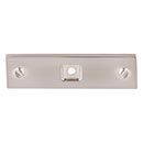 Top Knobs [TK741BSN] Die Cast Zinc Cabinet Knob Backplate - Channing Series - Brushed Satin Nickel Finish - 3&quot; L