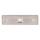 Top Knobs [TK741BSN] Die Cast Zinc Cabinet Knob Backplate - Channing Series - Brushed Satin Nickel Finish - 3" L