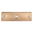 Top Knobs [TK741HB] Die Cast Zinc Cabinet Knob Backplate - Channing Series - Honey Bronze Finish - 3" L