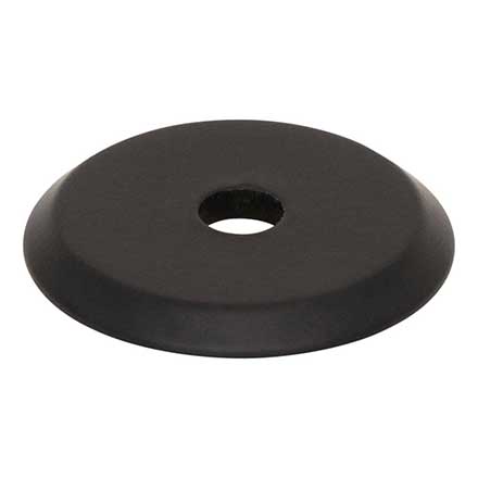 Top Knobs [TK3350BLK] Die Cast Zinc Cabinet Knob Backplate - Brockwell Series - Flat Black Finish - 1" Dia.
