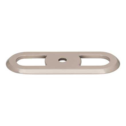 Top Knobs [TK3351BSN] Die Cast Zinc Cabinet Knob Backplate - Brockwell Series - Brushed Satin Nickel Finish - 2 3/4" L