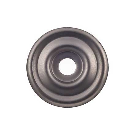 Top Knobs [TK890AG] Die Cast Zinc Cabinet Knob Backplate - Brixton Series - Ash Gray Finish - 1 3/8" Dia.