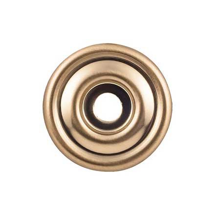Top Knobs [TK890HB] Die Cast Zinc Cabinet Knob Backplate - Brixton Series - Honey Bronze Finish - 1 3/8" Dia.