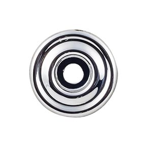 Top Knobs [TK890PC] Die Cast Zinc Cabinet Knob Backplate - Brixton Series - Polished Chrome Finish - 1 3/8" Dia.