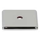 Top Knobs [TK3280PC] Die Cast Zinc Cabinet Knob Backplate - Radcliffe Series - Polished Chrome Finish - 1 1/4" Sq.