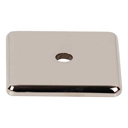 Top Knobs [TK3280PN] Die Cast Zinc Cabinet Knob Backplate - Radcliffe Series - Polished Nickel Finish - 1 1/4&quot; Sq.