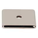 Top Knobs [TK3280PN] Die Cast Zinc Cabinet Knob Backplate - Radcliffe Series - Polished Nickel Finish - 1 1/4" Sq.