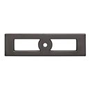 Top Knobs [TK922AG] Die Cast Zinc Cabinet Knob Backplate - Hollin Series - Ash Gray Finish - 4 9/32" L