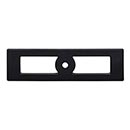 Top Knobs [TK922BLK] Die Cast Zinc Cabinet Knob Backplate - Hollin Series - Flat Black Finish - 4 9/32&quot; L