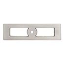 Top Knobs [TK922BSN] Die Cast Zinc Cabinet Knob Backplate - Hollin Series - Brushed Satin Nickel Finish - 4 9/32" L